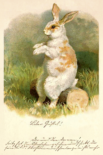 Vintage vykort, 10x15 cm. 